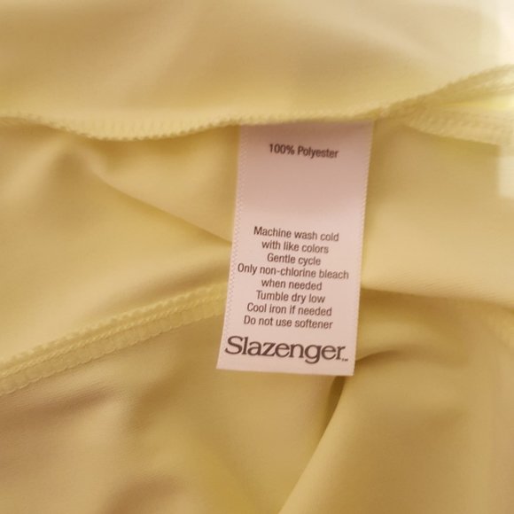 Slazenger Shirts Set of 2 Gold  (1 with collar/1 no collar) Size Large - Picture 15 of 16